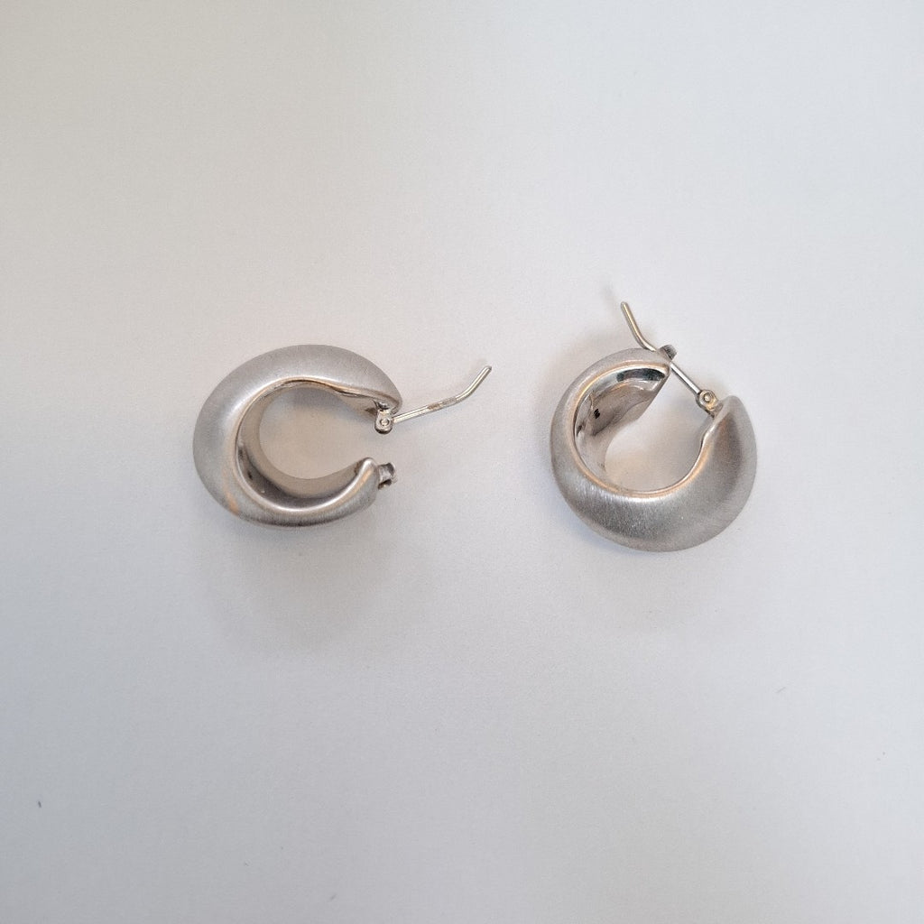 ARRACADAS PAR ORO BLANCO 14 K 5,30 GRMS (SEMINUEVO)