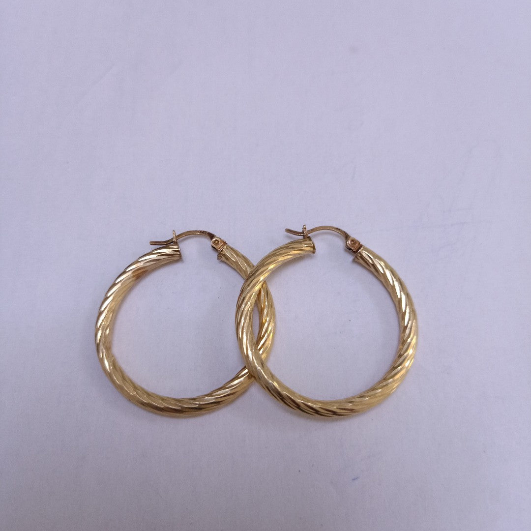 ARRACADAS PAR ORO 14 K 3 GRMS (SEMINUEVO)