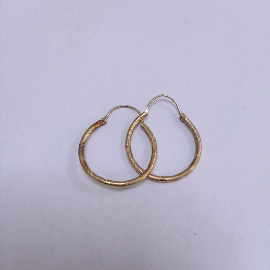 ARRACADAS PAR ORO 14 K 2.5 GRMS (SEMINUEVO)