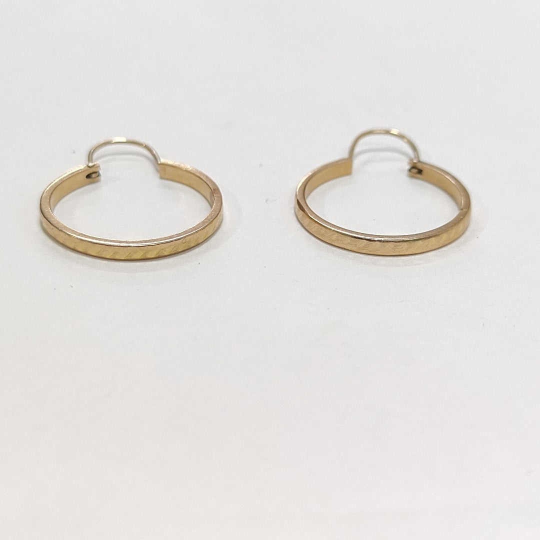 ARRACADAS PAR ORO 18 K 4.8 GRMS (SEMINUEVO)