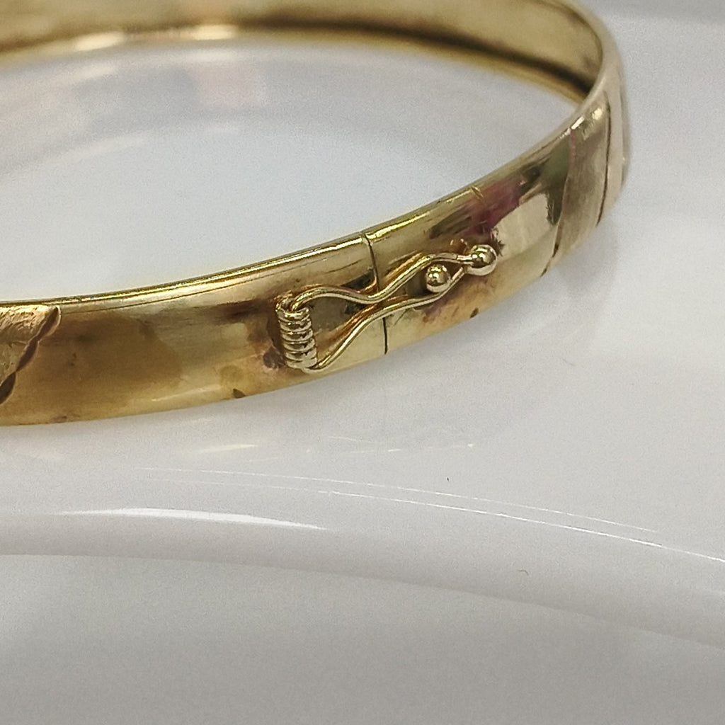PULSERA RIGIDA ORO 14 K 9 GRMS (SEMINUEVO)