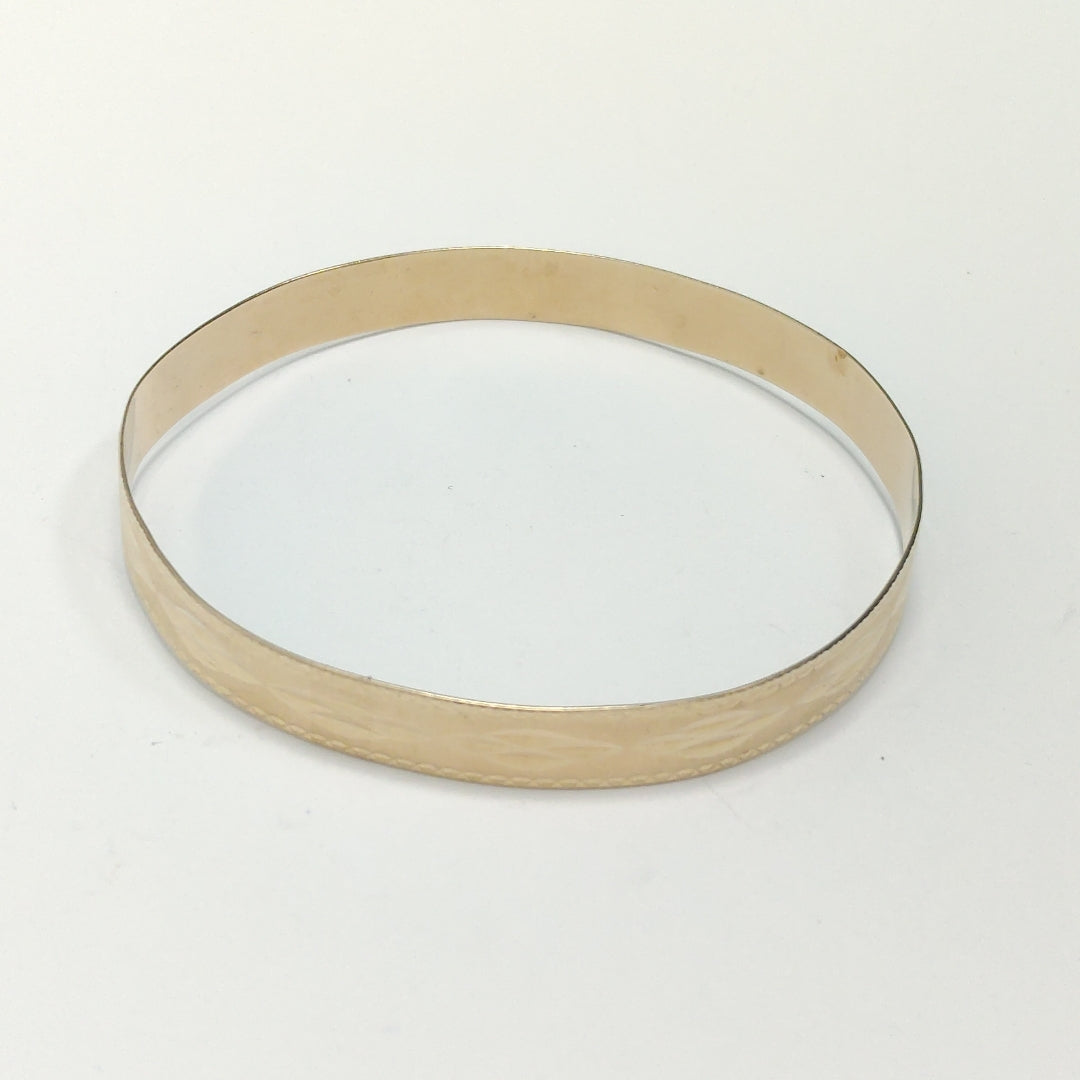 PULSERA RIGIDA ORO 10 K 9,40 GRMS (SEMINUEVO)