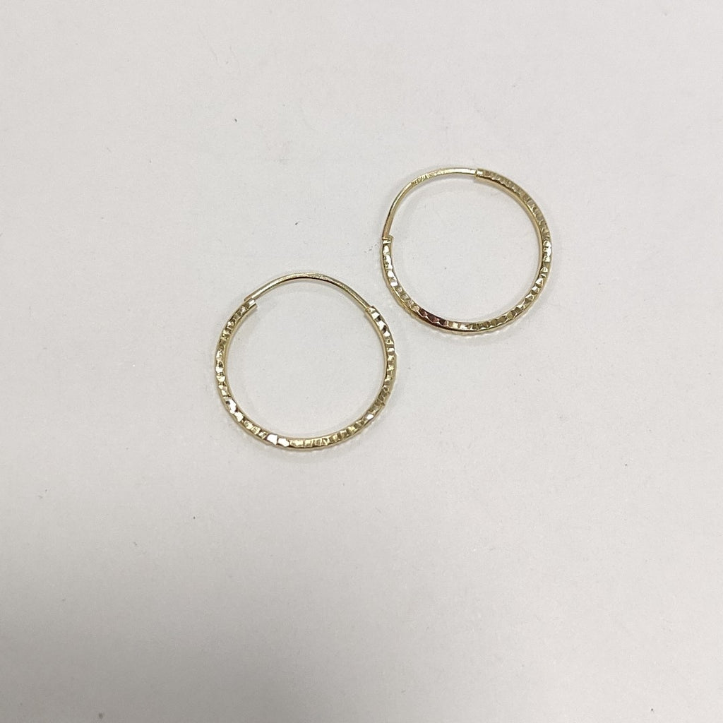 ARRACADAS PAR ORO 14 K 0.9 GRMS (SEMINUEVO)