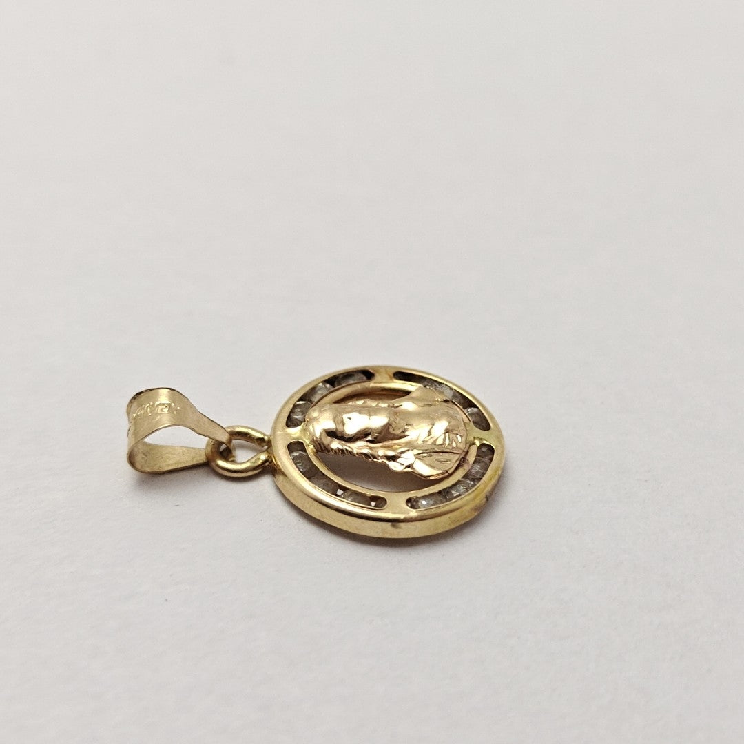 MEDALLA RELIGIOSA ORO 14 K 0,60 GRMS (SEMINUEVO)