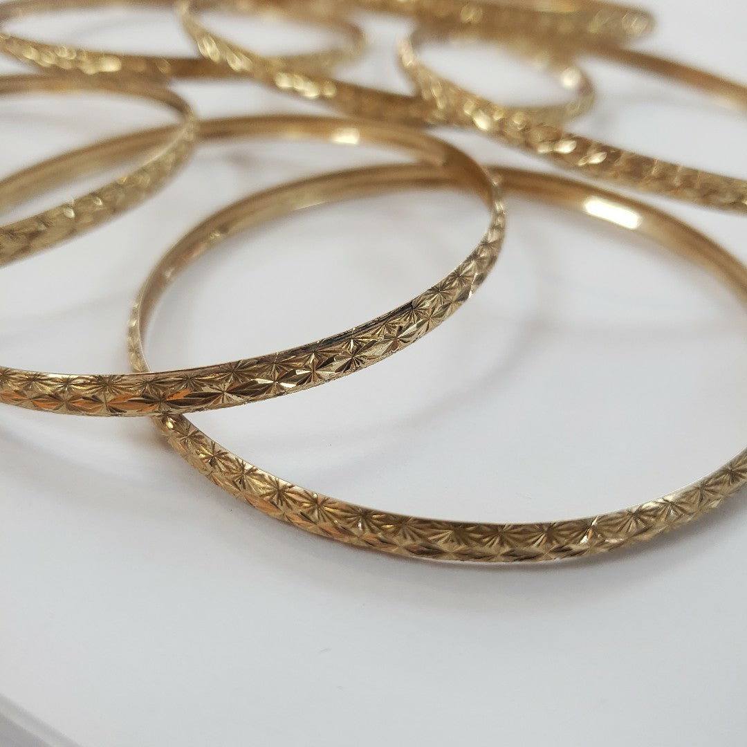 SEMANARIO DE PULSERAS ORO 10 K 29.3 GRMS (SEMINUEVO)