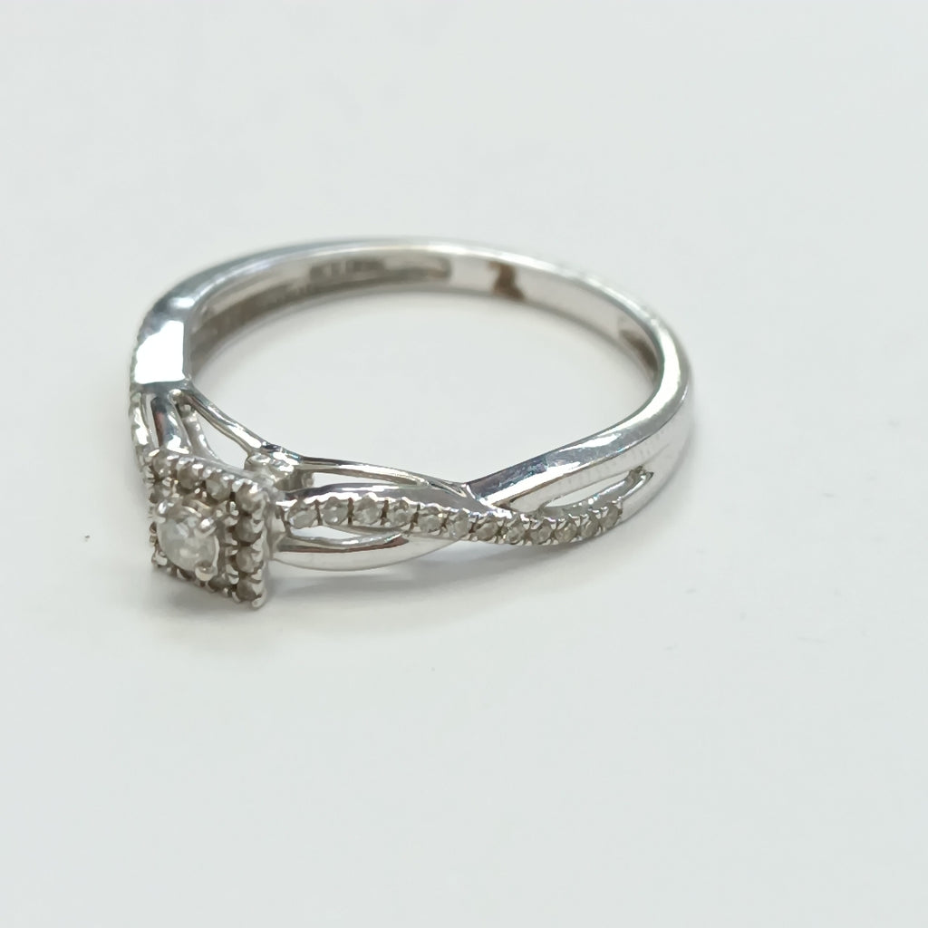 ANILLITO ORO, ORO BLANCO 14 K 2.1 GRMS (SEMINUEVO)