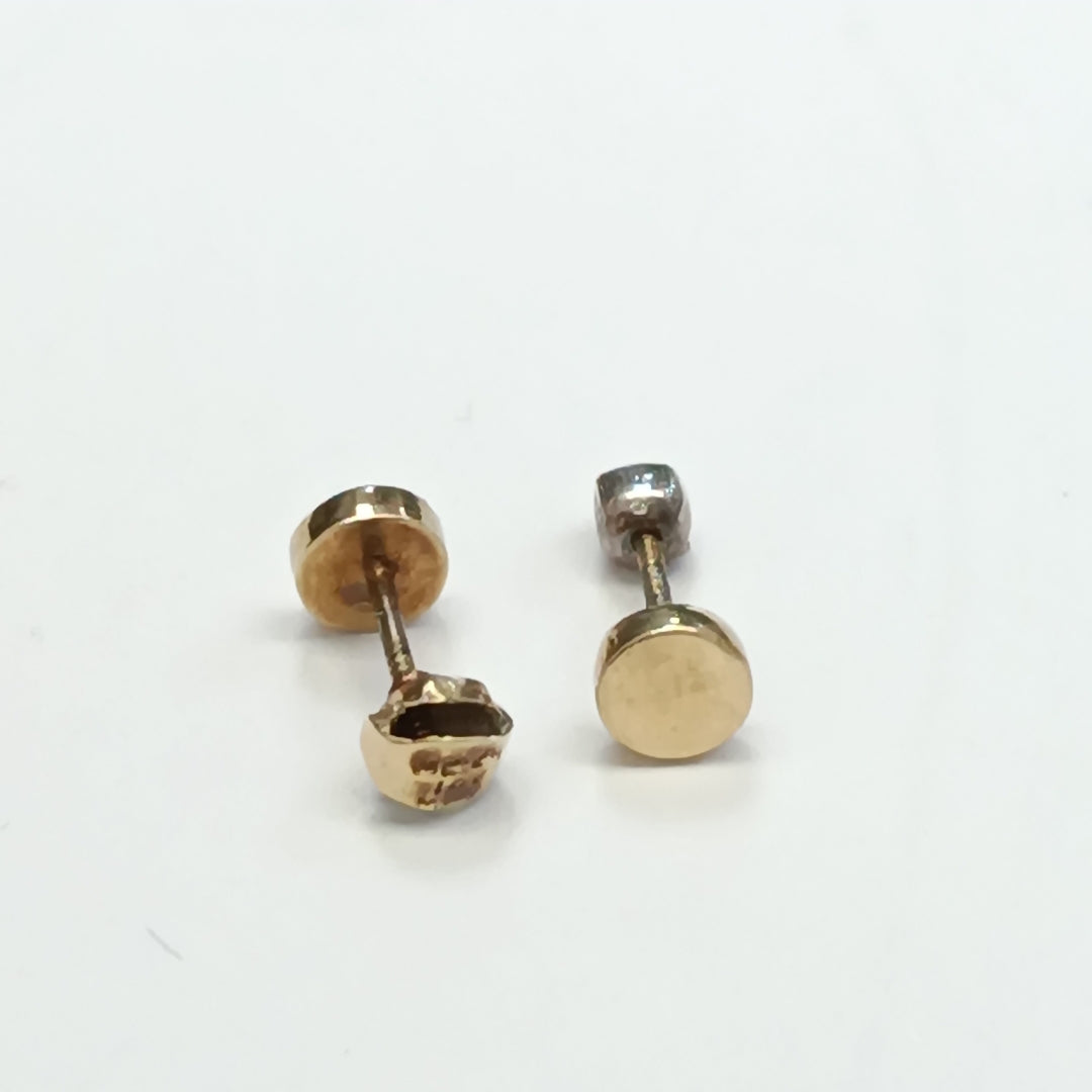 BROQUELES PAR ORO 10 K 0.5 GRMS (SEMINUEVO)