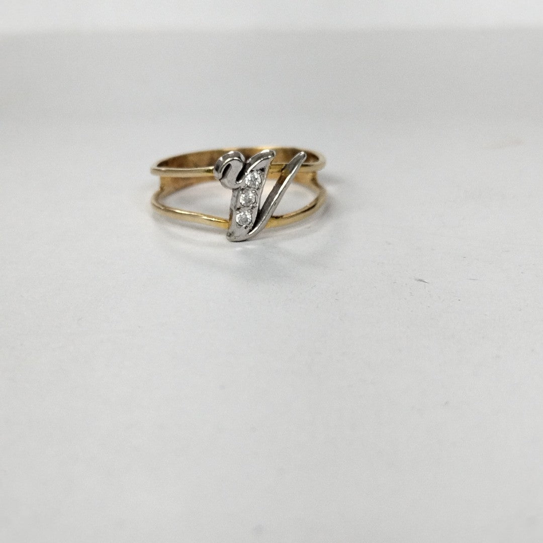 ANILLITO ORO COMBINADO 14 K 1.8 GRMS (SEMINUEVO)
