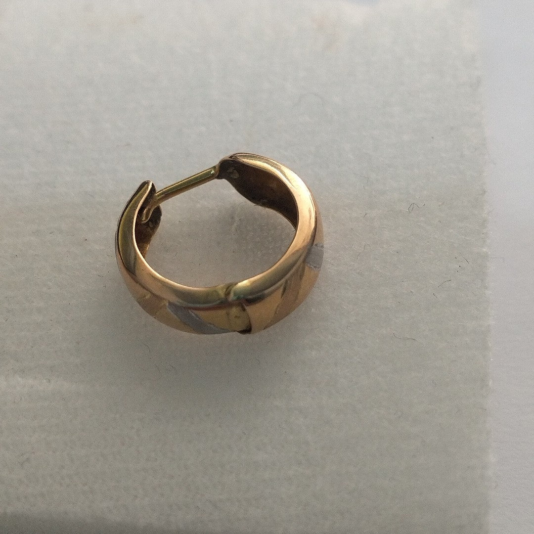 ARRACADAS PAR ORO 14 K 1.7 GRMS (SEMINUEVO)