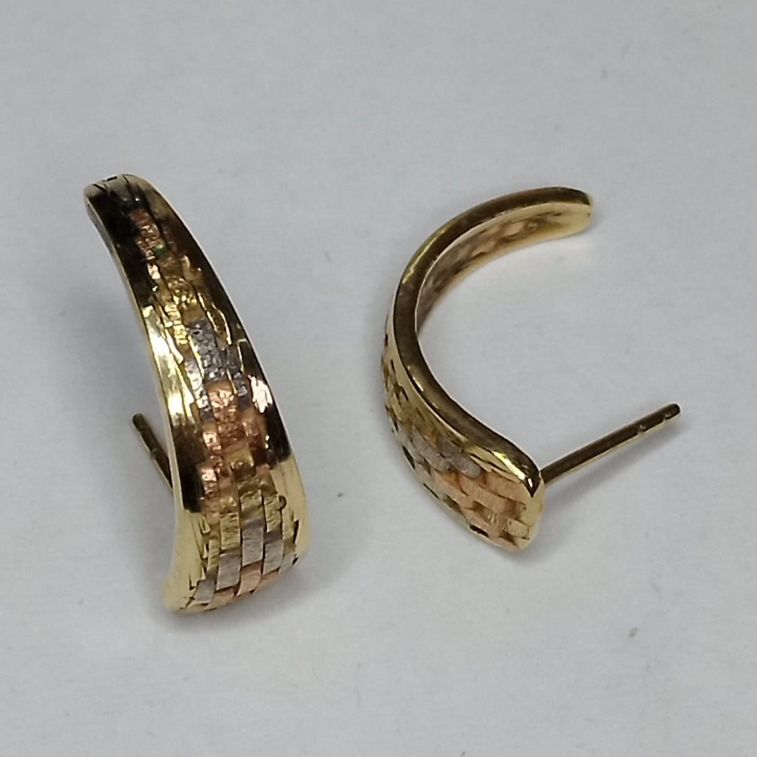 BROQUELES PAR ORO 14 K 3 GRMS (SEMINUEVO)