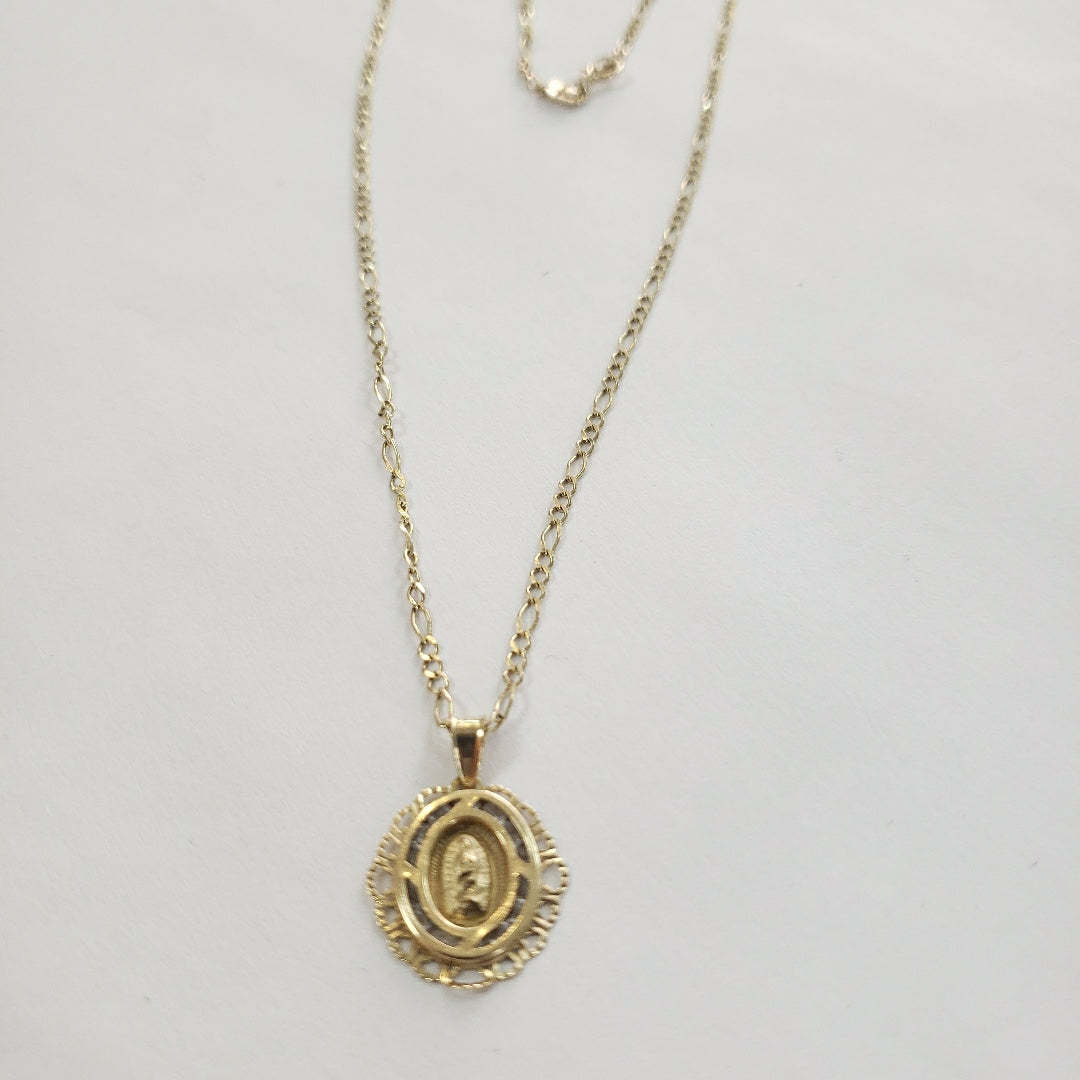 CADENA, DIJE ORO 10 K 2.9 GRMS (SEMINUEVO)