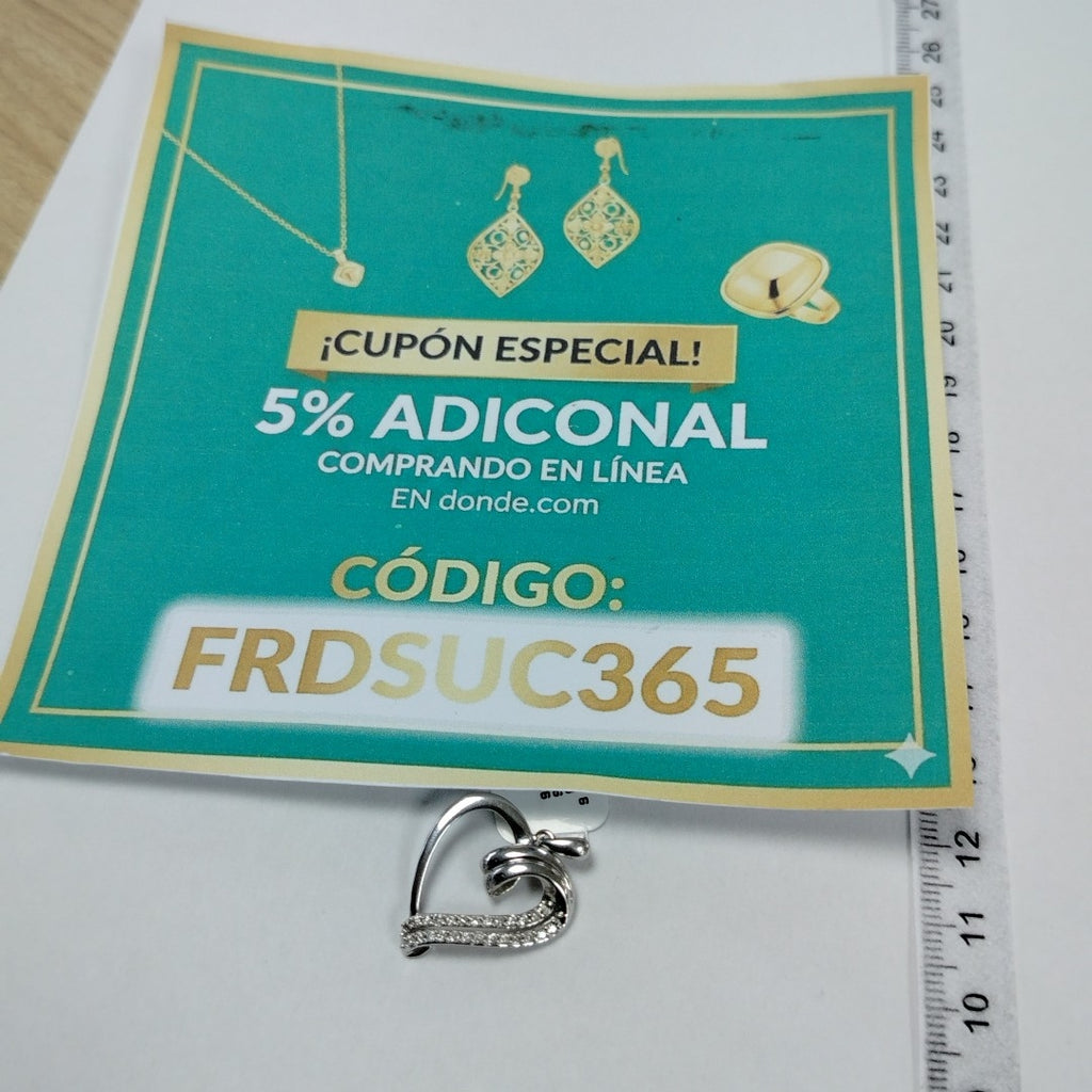 DIJE ORO BLANCO 10 K 2.2 GRMS (SEMINUEVO)