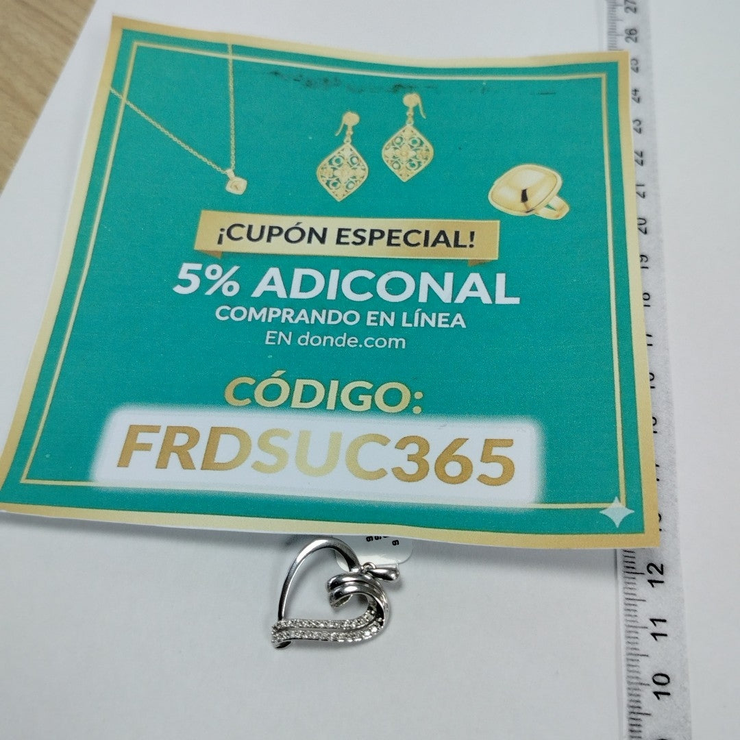 DIJE ORO BLANCO 10 K 2.2 GRMS (SEMINUEVO)