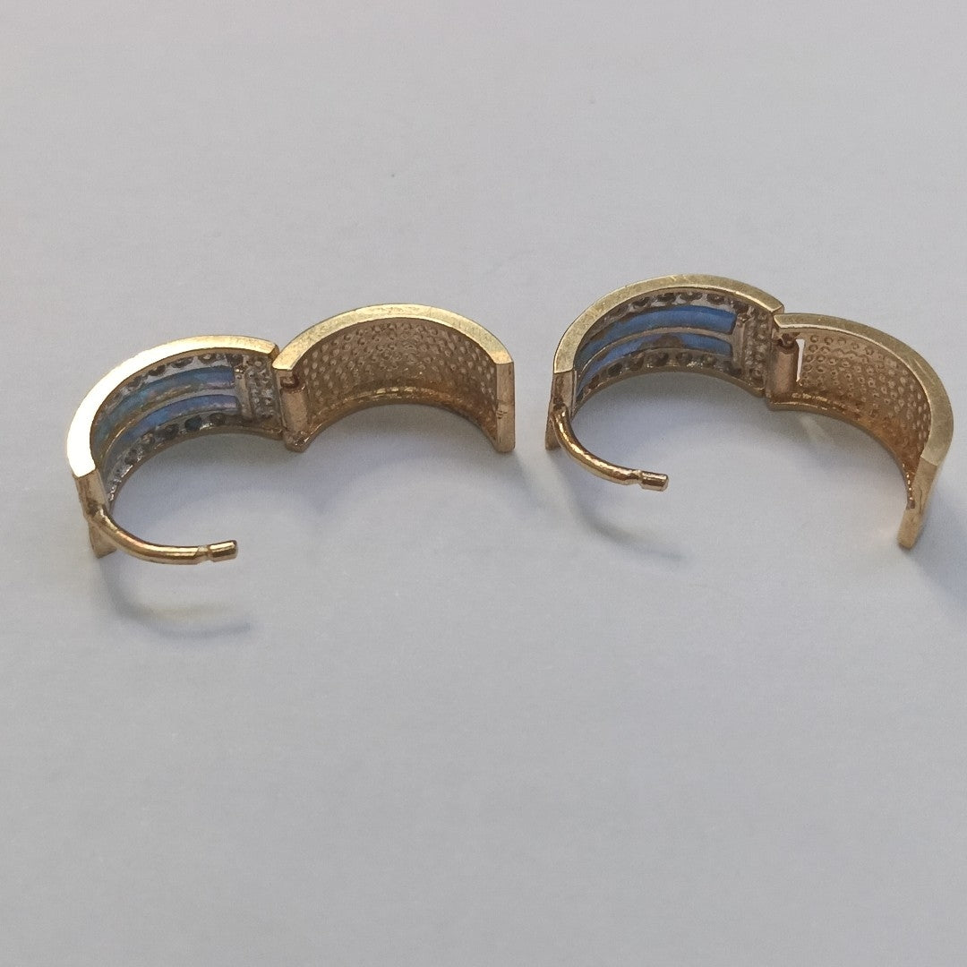 ARRACADAS PAR ORO 14 K 3,90 GRMS (SEMINUEVO)