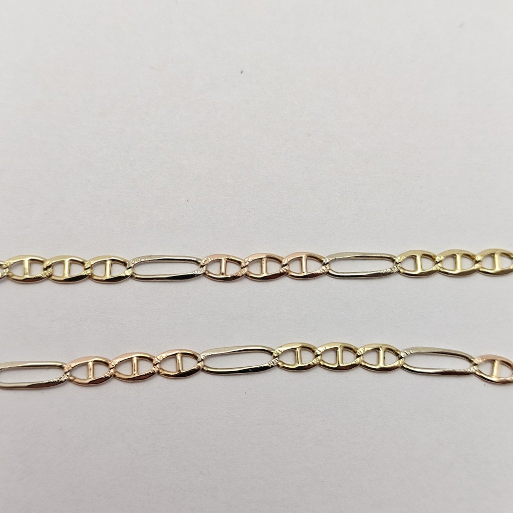 CADENA ORO COMBINADO 14 K 7,50 GRMS (SEMINUEVO)