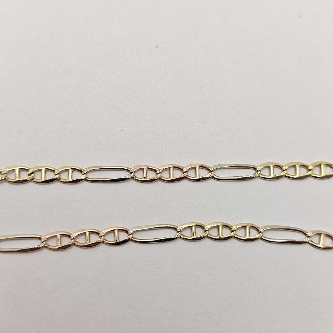 CADENA ORO COMBINADO 14 K 7,50 GRMS (SEMINUEVO)