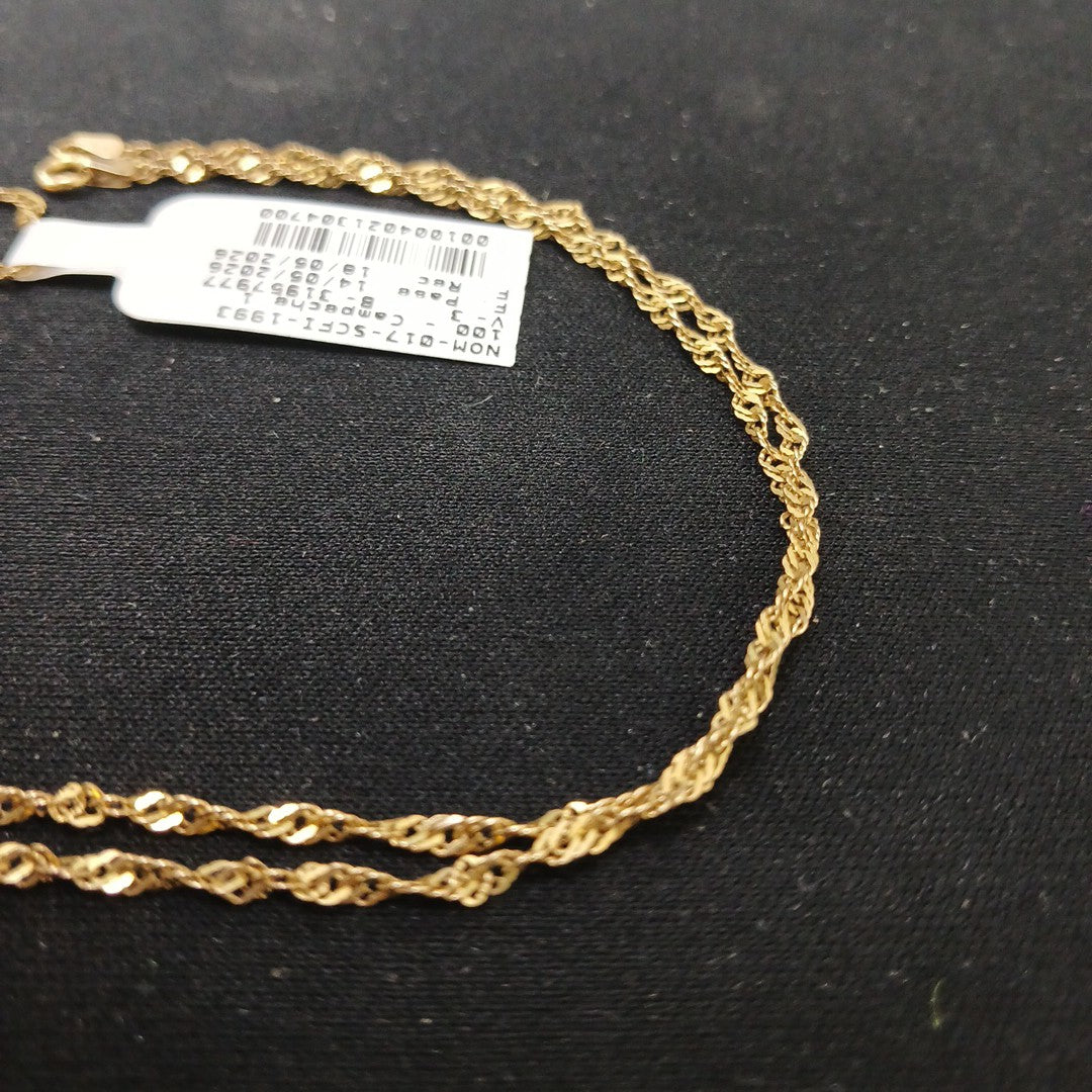 CADENA ORO 14 K 3,20 GRMS (SEMINUEVO)