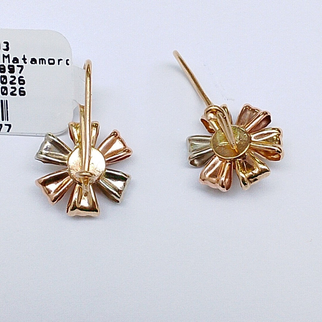 ARETES PAR ORO 14 K 2.4 GRMS (SEMINUEVO)