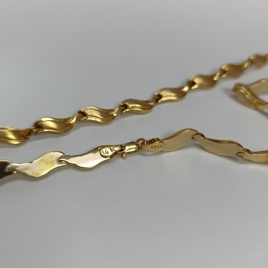 GARGANTILLA ORO 14 K 11,90 GRMS (SEMINUEVO)