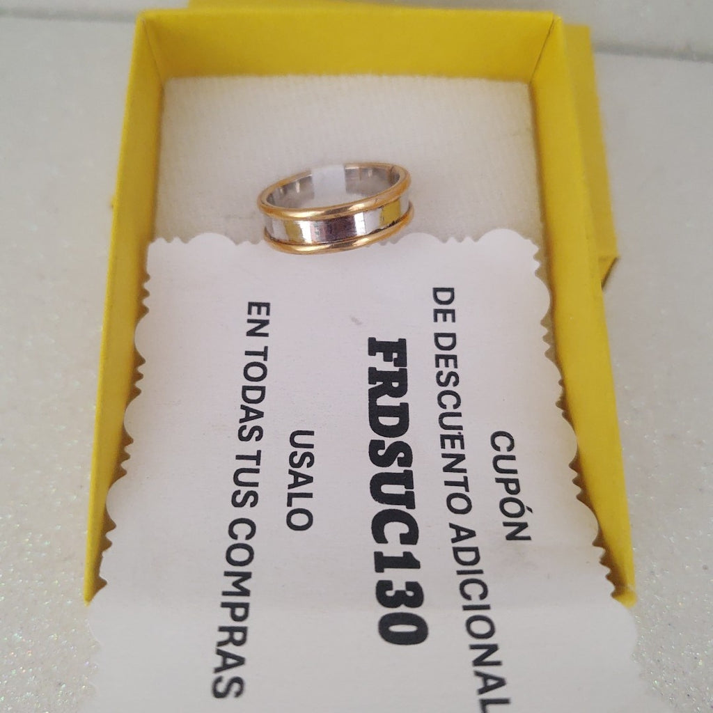 ARGOLLA ORO, ORO BLANCO 14 K 5.7 GRMS (SEMINUEVO)