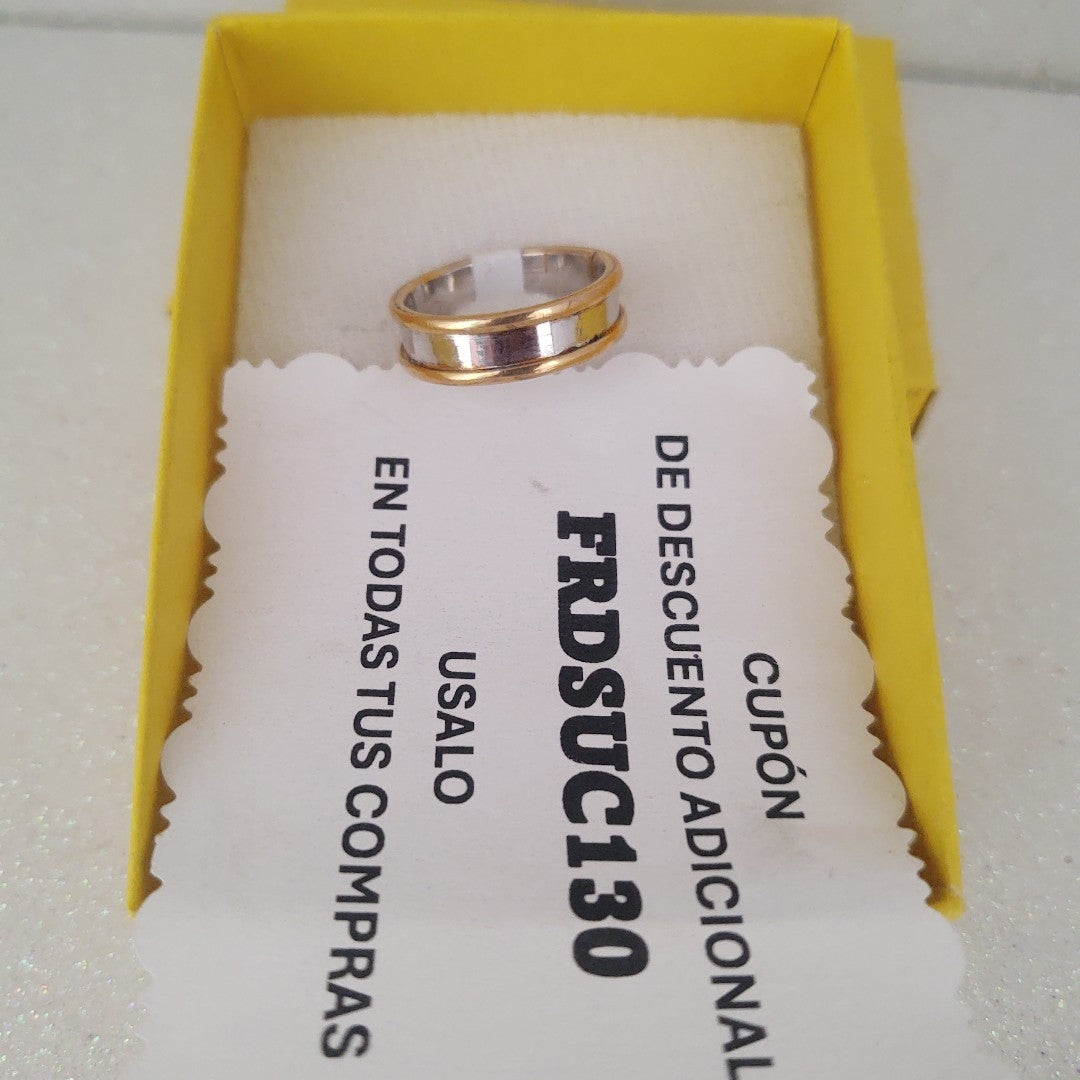 ARGOLLA ORO, ORO BLANCO 14 K 5.7 GRMS (SEMINUEVO)