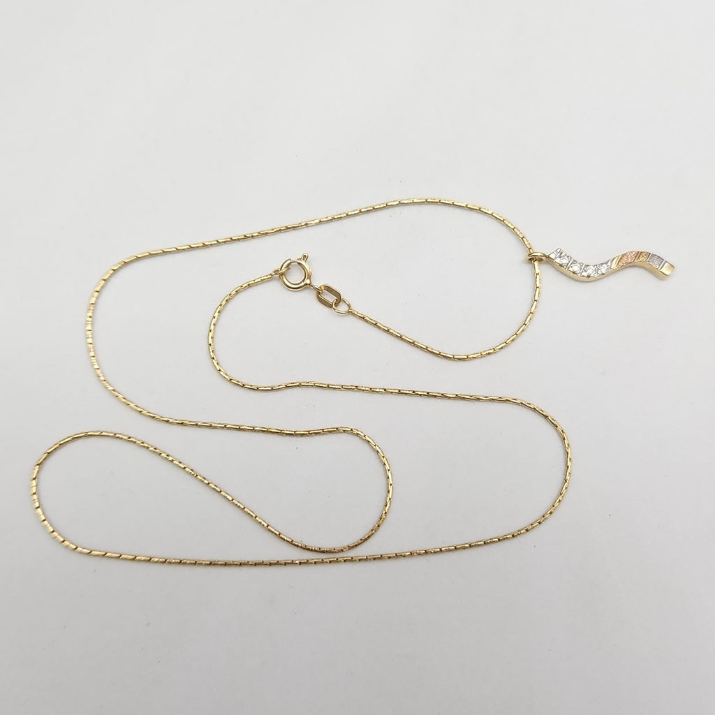 CADENA,DIJE ORO 14 K 3,60 GRMS (SEMINUEVO)