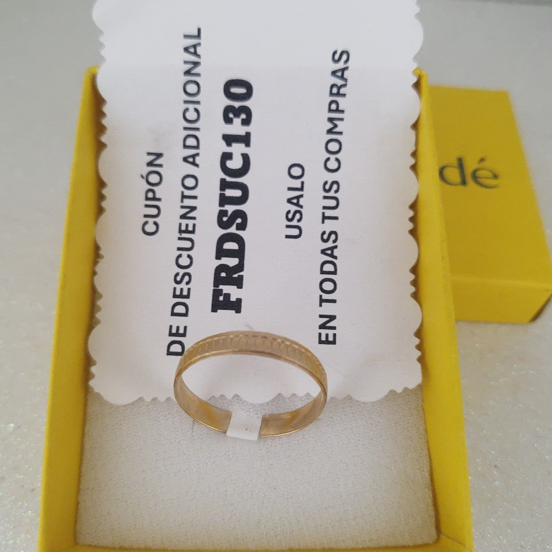 ARGOLLA ORO 10 K 1.4 GRMS (SEMINUEVO)