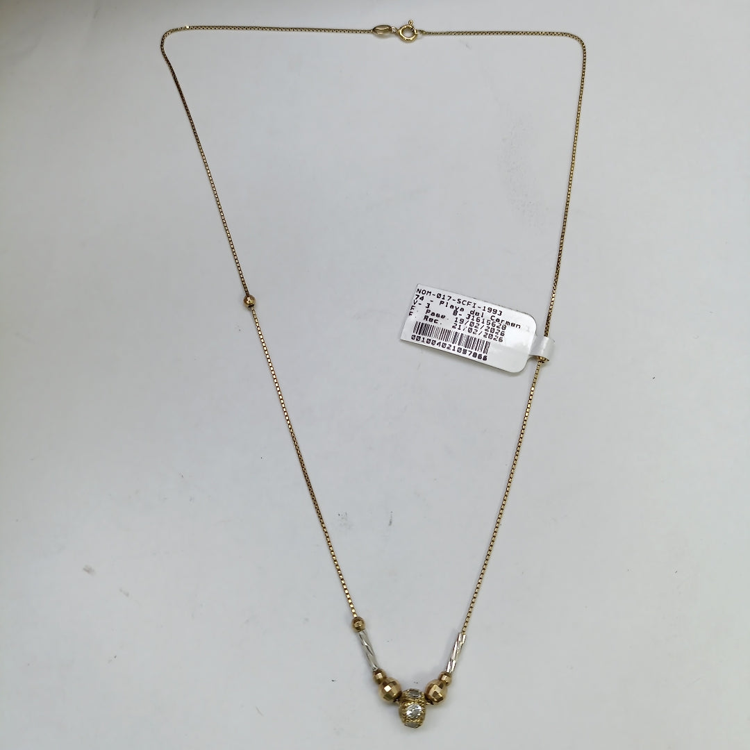 GARGANTILLA ORO,RODIADO 10 K 3,50 GRMS (SEMINUEVO)