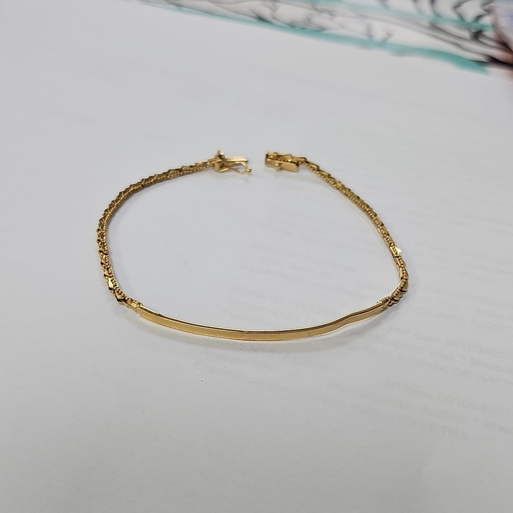 ESCLAVA ORO 18 K 6.8 GRMS (SEMINUEVO)