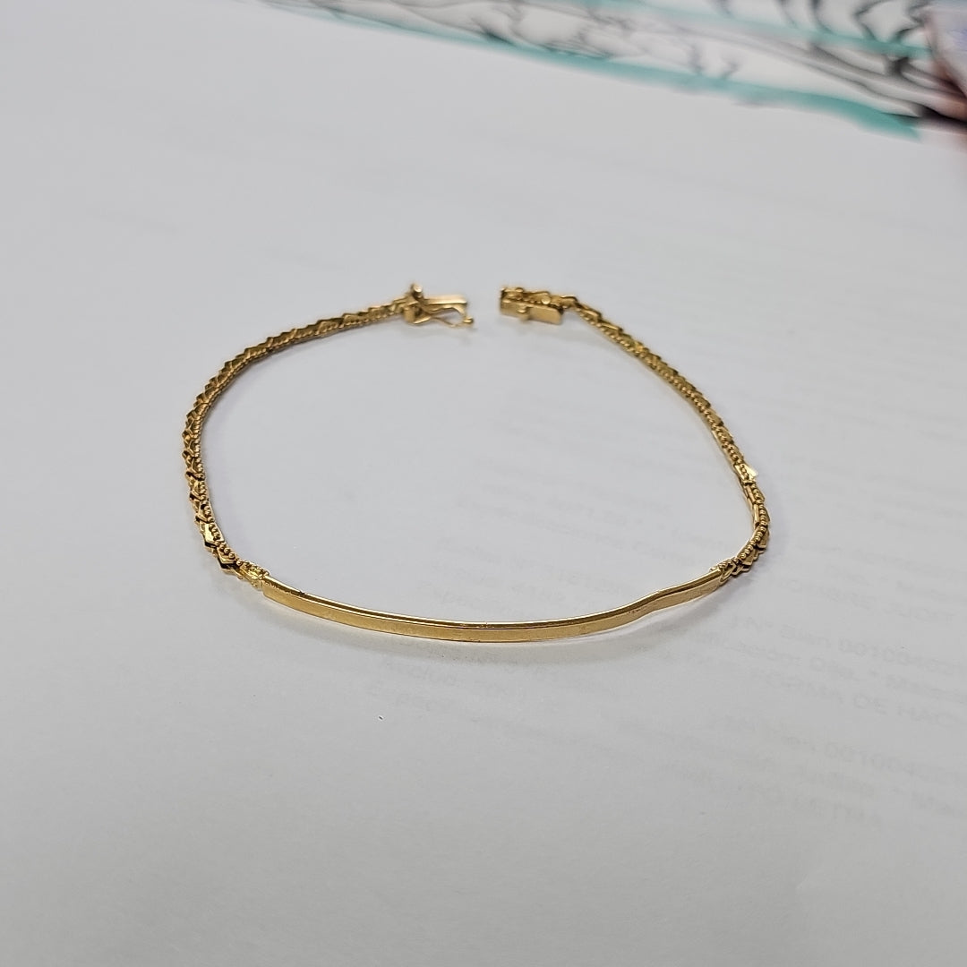 ESCLAVA ORO 18 K 6.8 GRMS (SEMINUEVO)