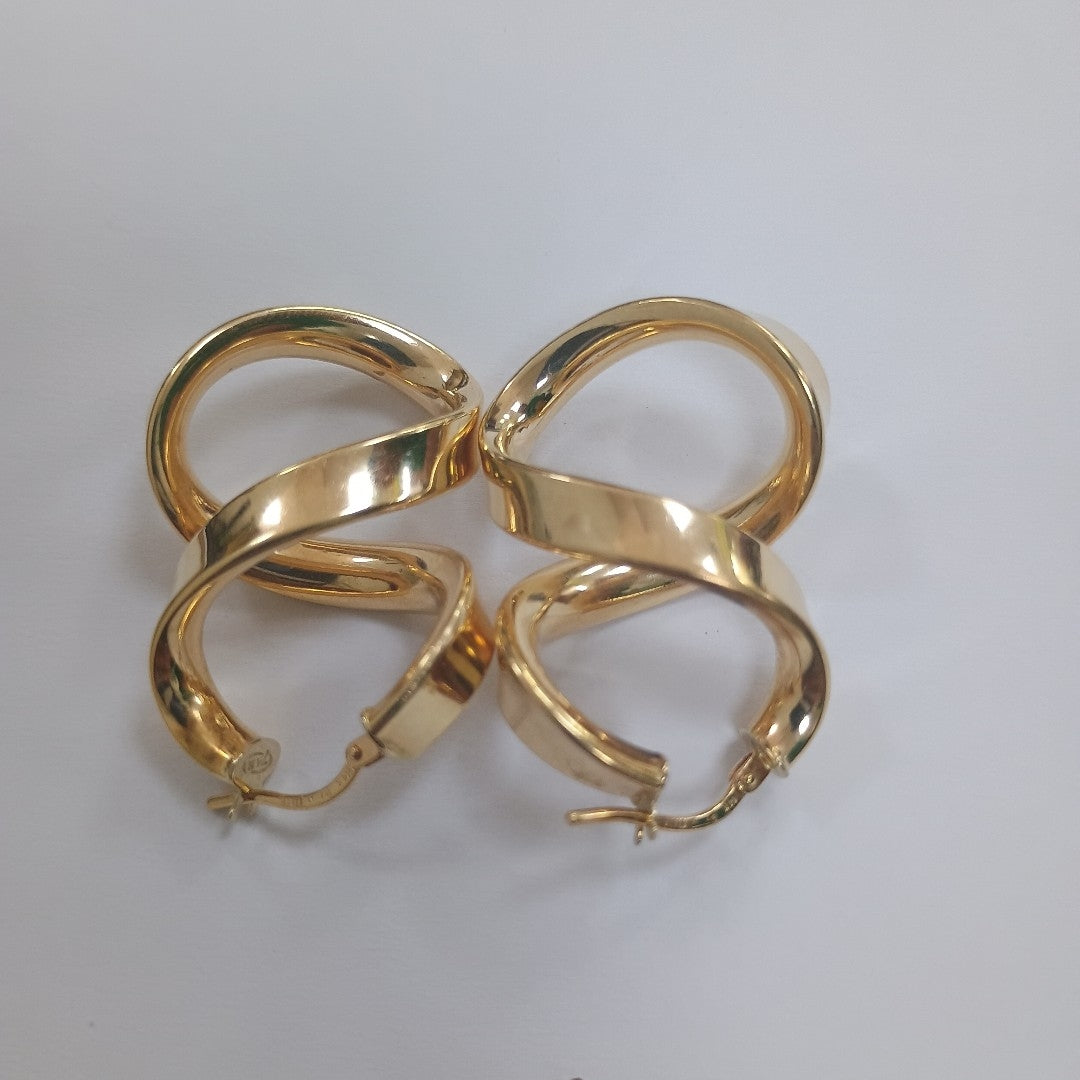 ARRACADAS PAR ORO 14 K 5.1 GRMS (SEMINUEVO)