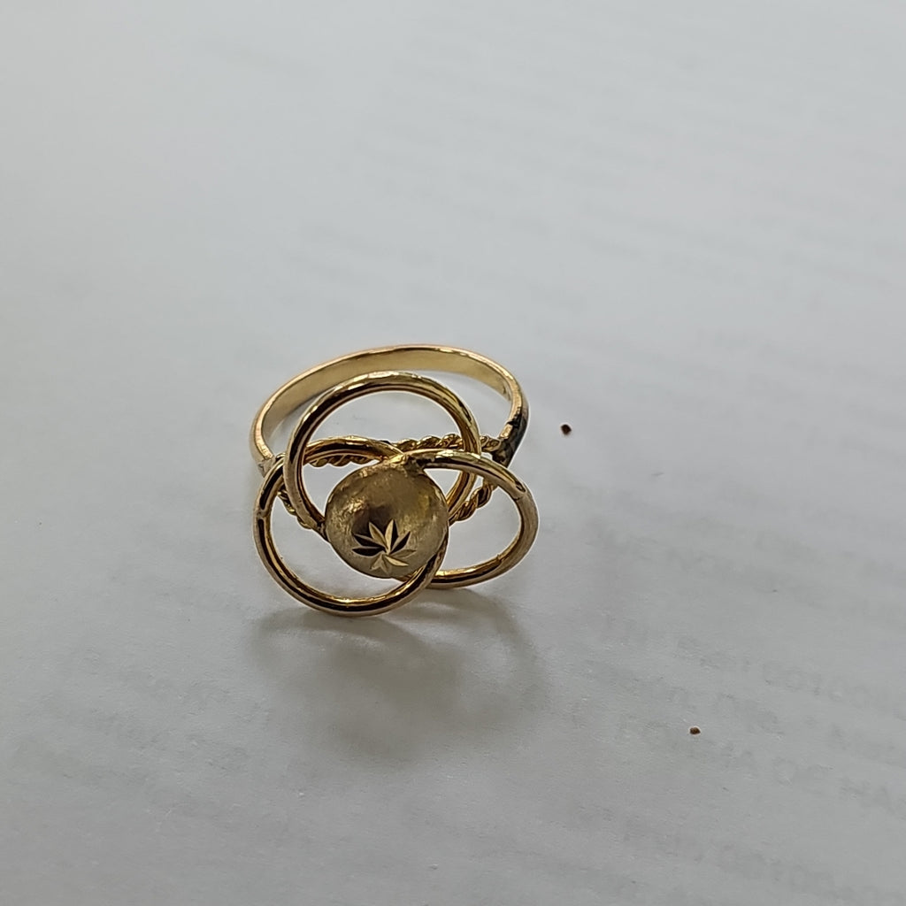 ANILLO ORO 14 K 3.5 GRMS (SEMINUEVO)