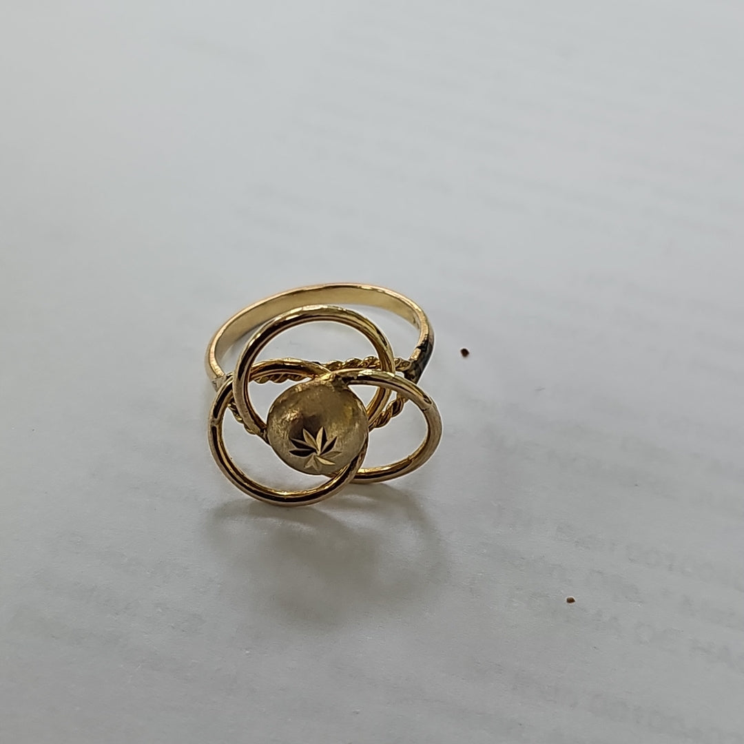 ANILLO ORO 14 K 3.5 GRMS (SEMINUEVO)