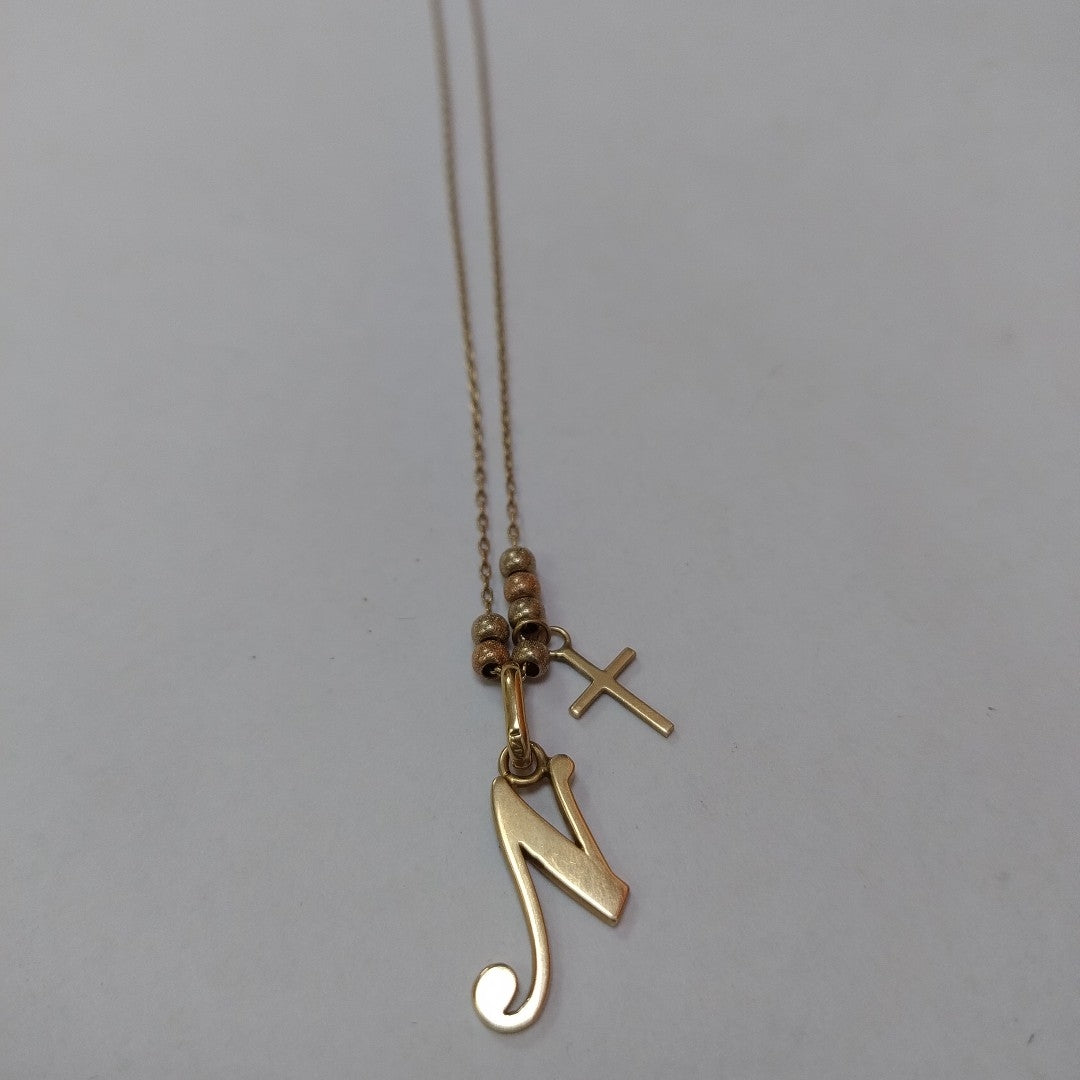 CADENA,DIJE ORO 14 K 3,40 GRMS (SEMINUEVO)