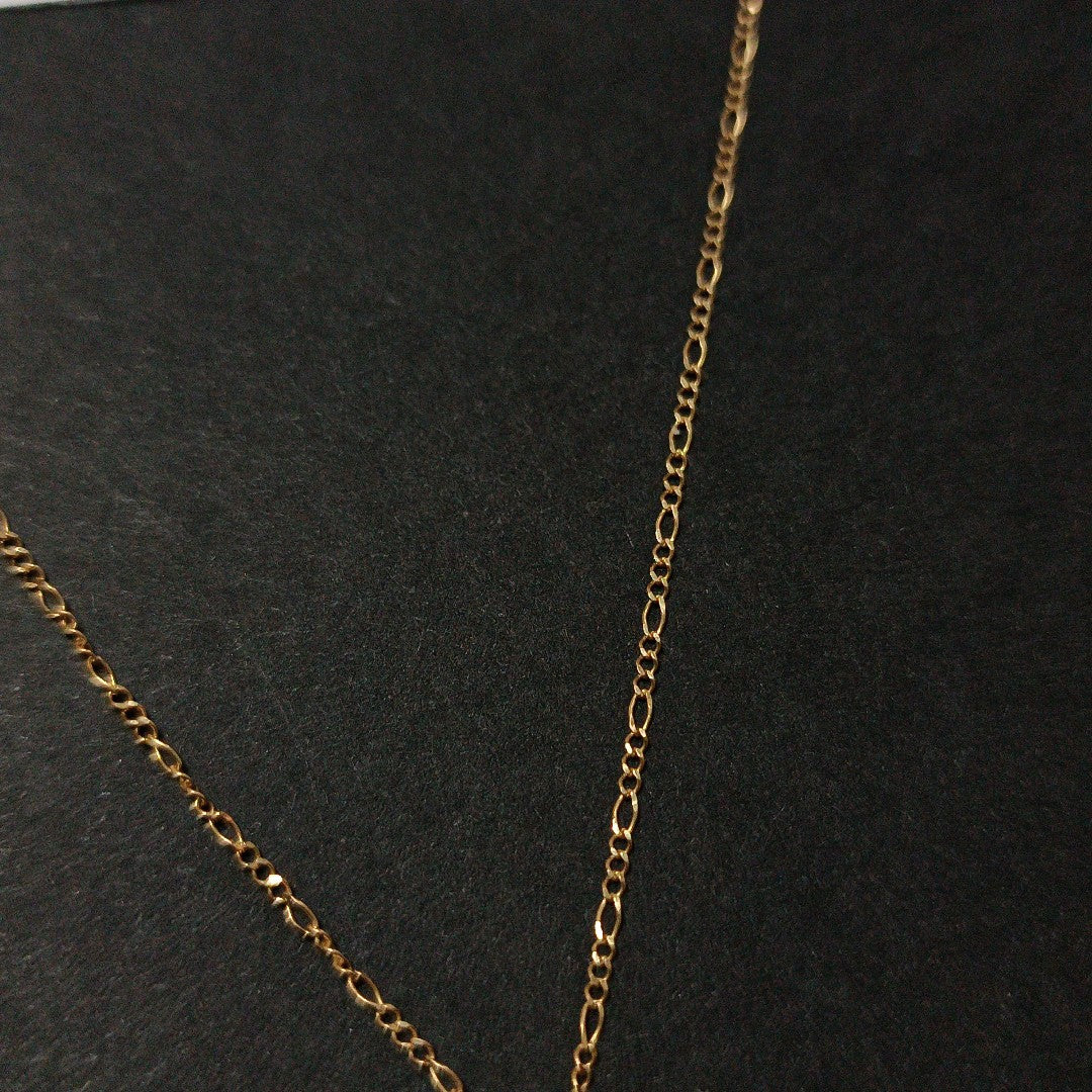 CADENA, MEDALLA RELIGIOSA ORO 10 K 1.5 GRMS (SEMINUEVO)
