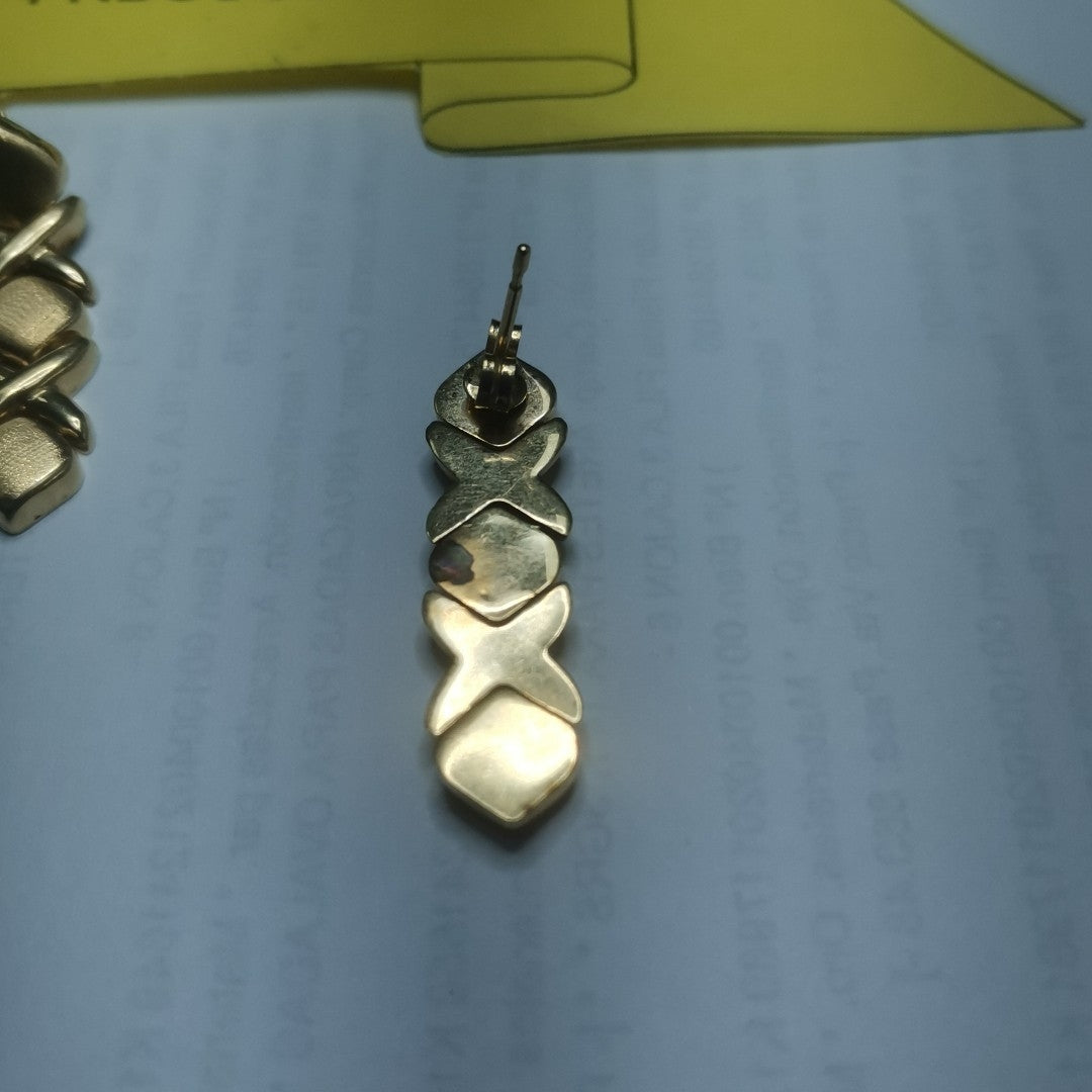 ARETES PAR ORO 14 K 3 GRMS (SEMINUEVO)