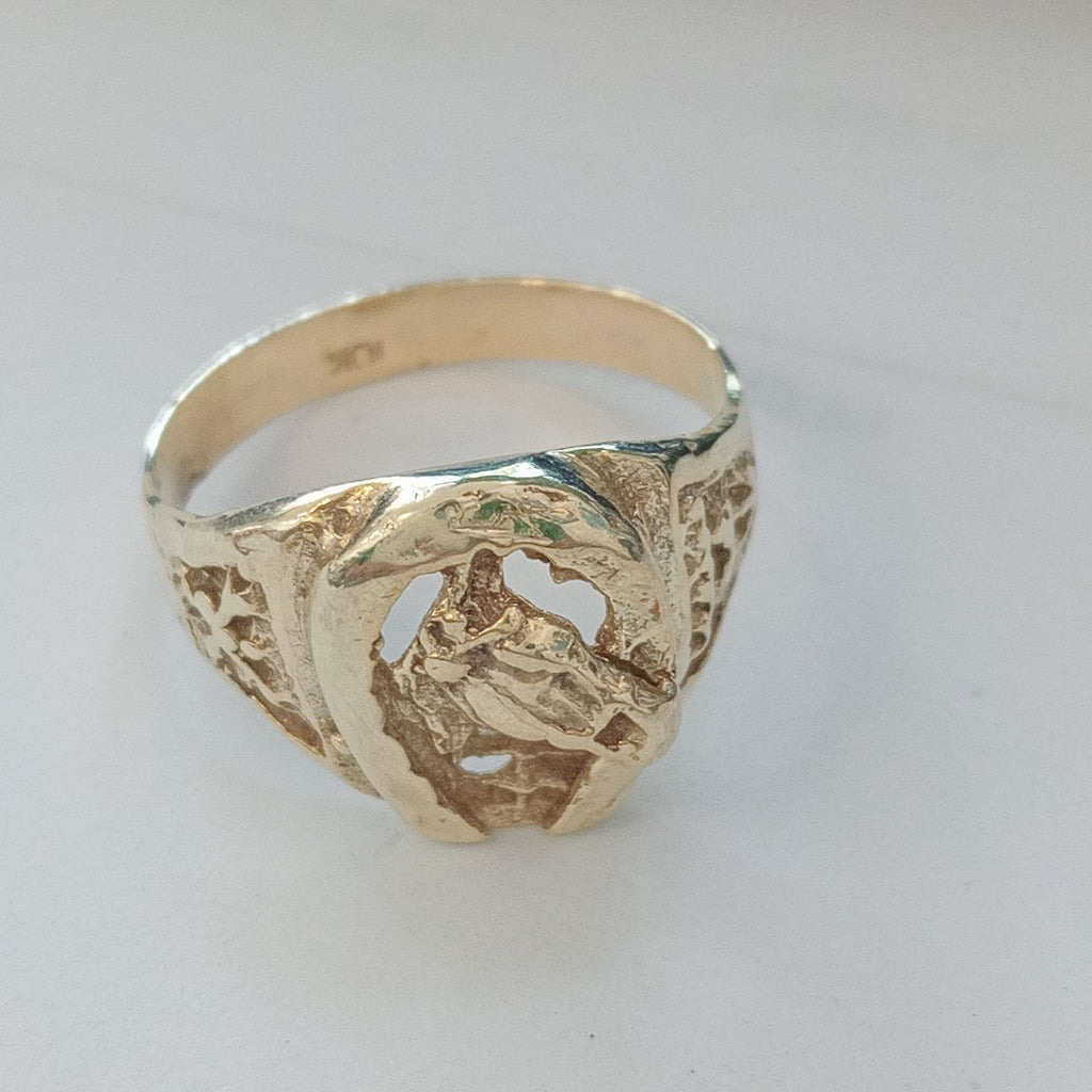 ANILLO ORO 10 K 3.9 GRMS (SEMINUEVO)