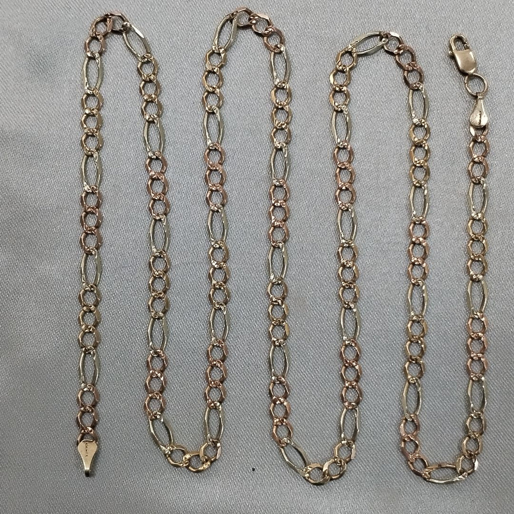 CADENA ORO, ORO COMBINADO 10 K 7.7 GRMS (SEMINUEVO)