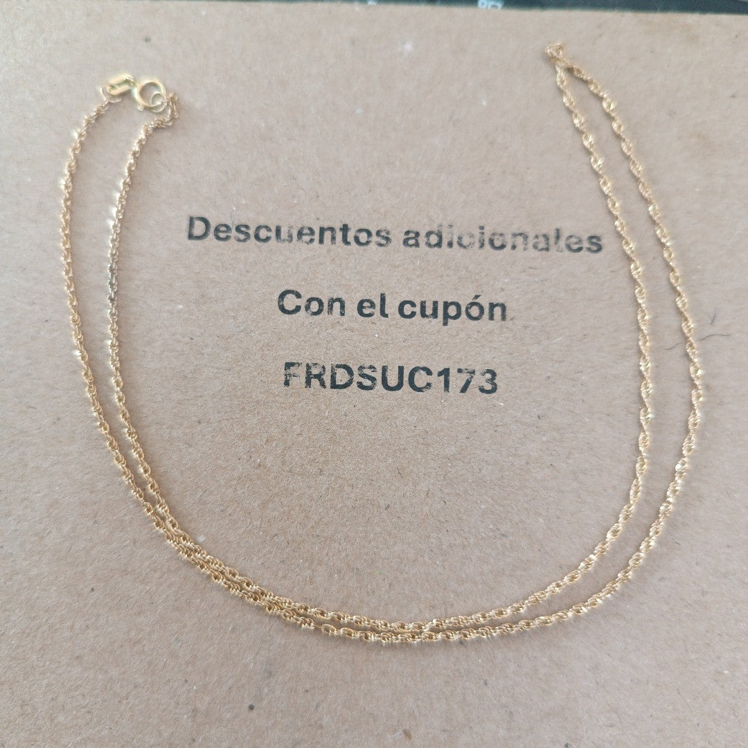 CADENA ORO 10 K 1.1 GRMS (SEMINUEVO)