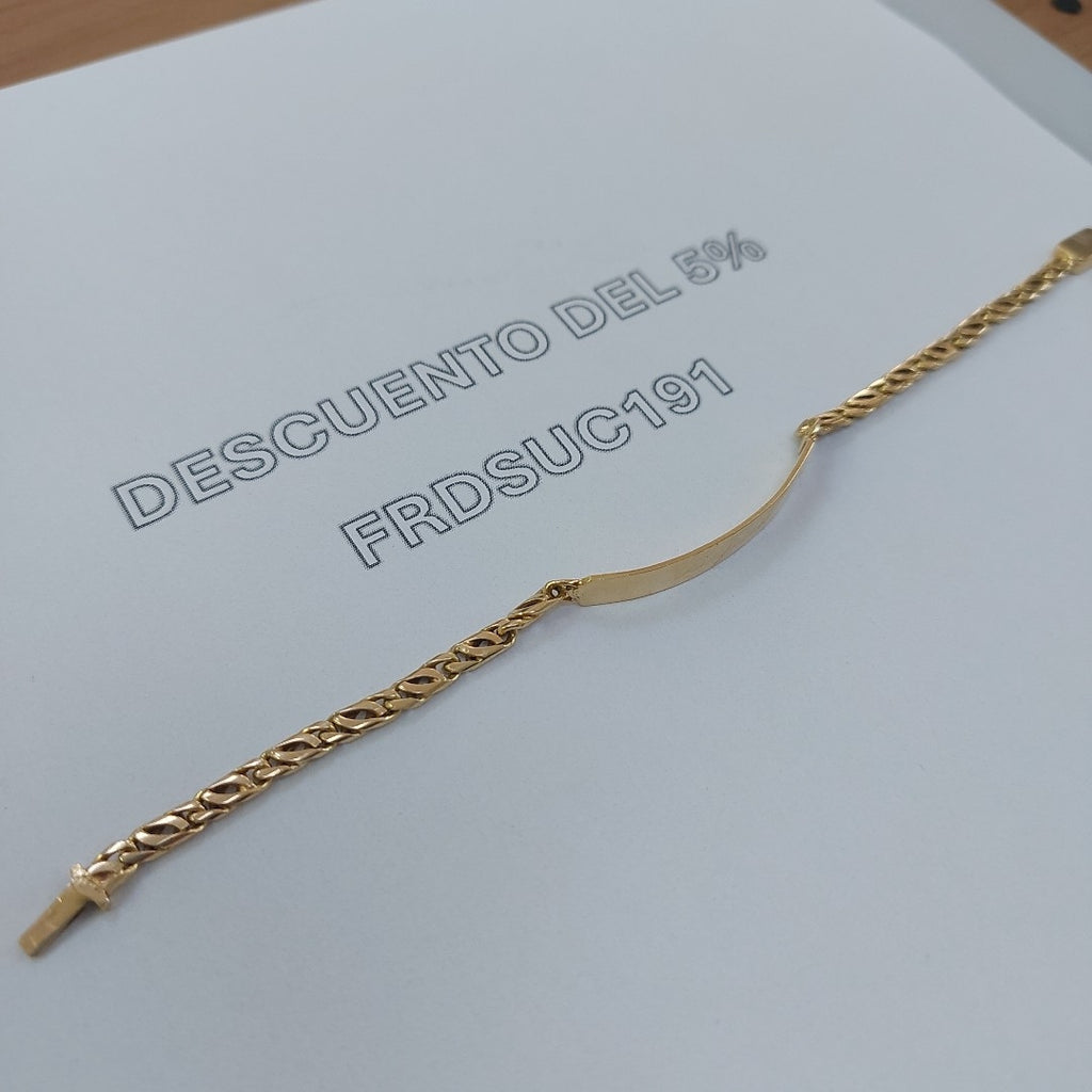 ESCLAVA ORO 14 K 8.9 GRMS (SEMINUEVO)