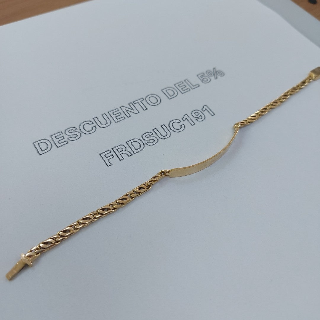 ESCLAVA ORO 14 K 8.9 GRMS (SEMINUEVO)