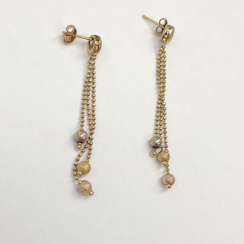 ARETES PAR ORO 14 K 4.2 GRMS (SEMINUEVO)