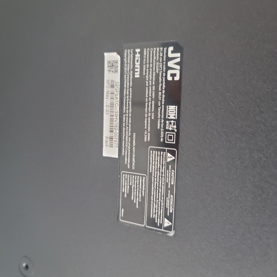 PANTALLA JVC SI32RF (2023) 32" LED HD (SEMINUEVO)