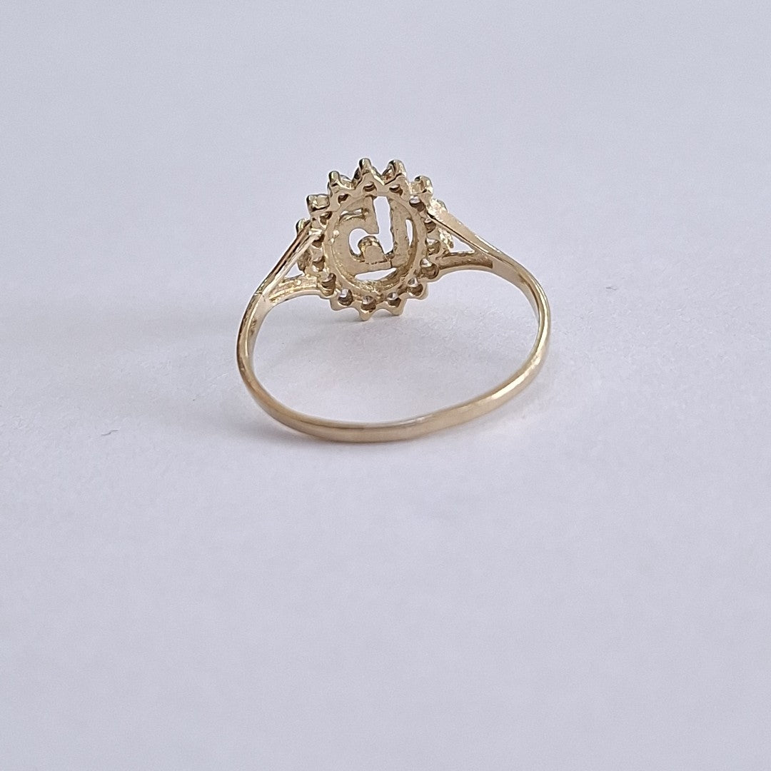 ANILLO ORO 10 K 1,10 GRMS (SEMINUEVO)