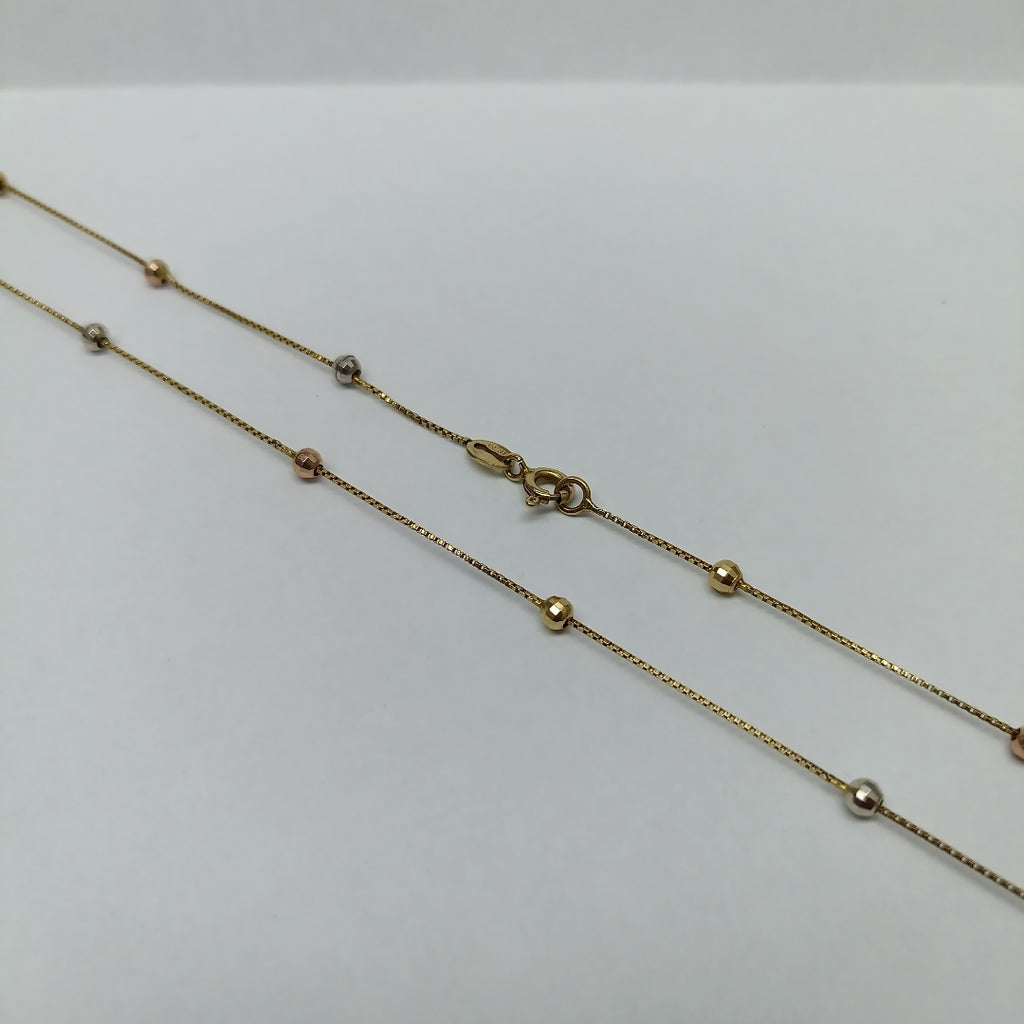 CADENA ORO 14 K 3 GRMS (SEMINUEVO)