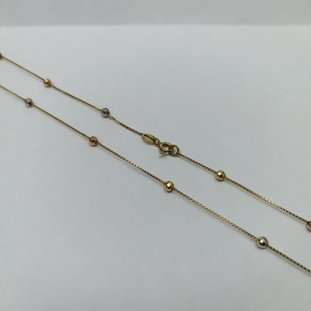 CADENA ORO 14 K 3 GRMS (SEMINUEVO)