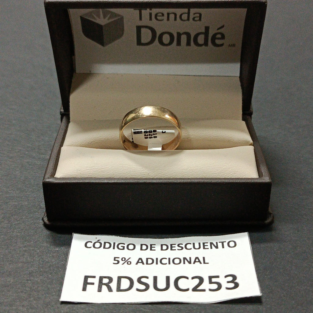 ARGOLLA ORO 10 K 3.2 GRMS (SEMINUEVO)