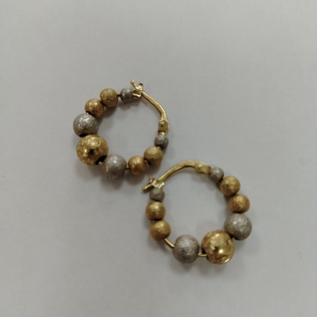 ARRACADAS PAR ORO 14 K 5.1 GRMS (SEMINUEVO)