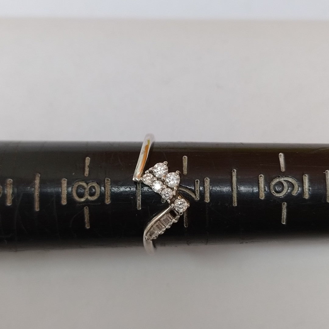 ANILLITO ORO BLANCO 14 K 1.4 GRMS (SEMINUEVO)