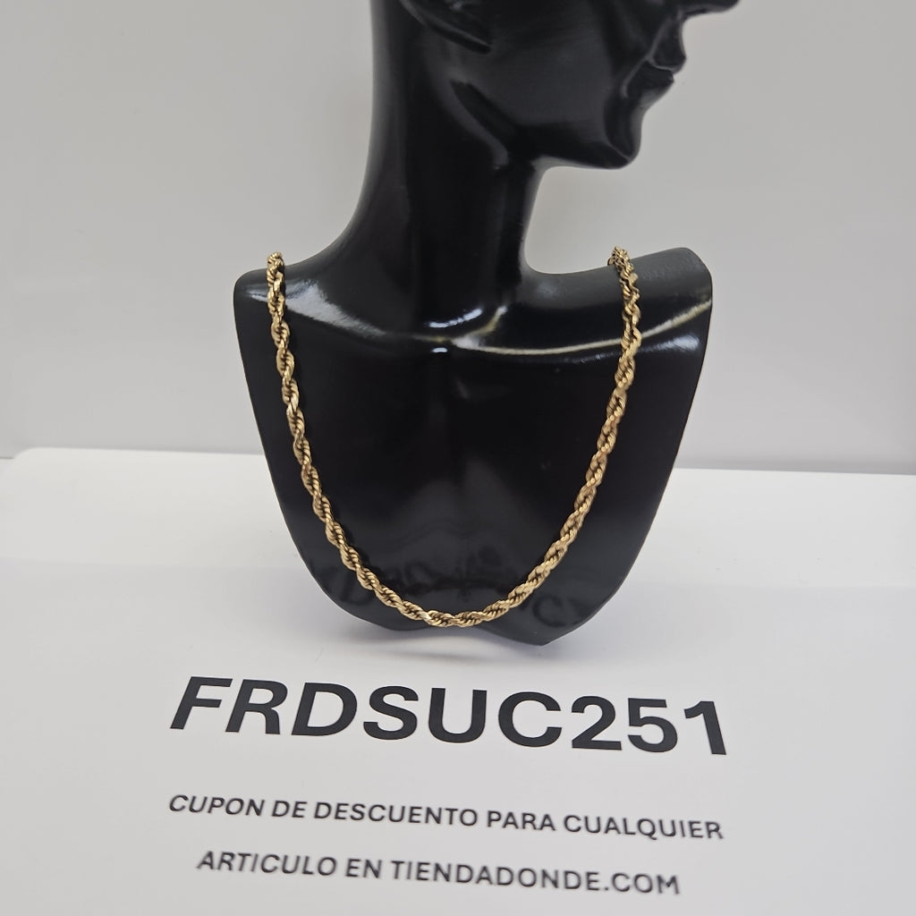 CADENA ORO 14 K 14 GRMS (SEMINUEVO)